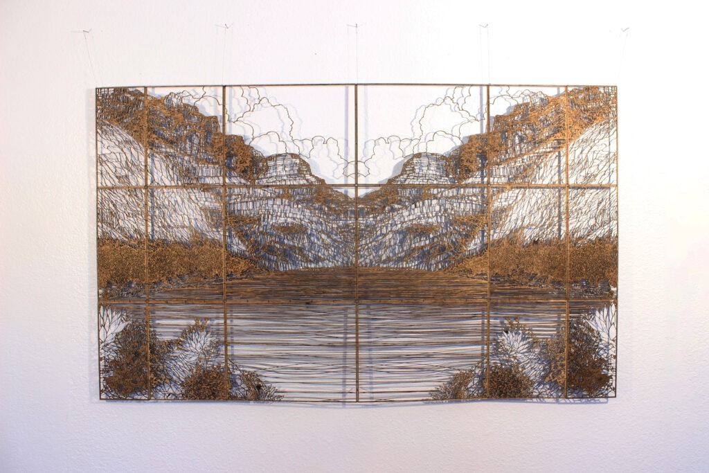 Longbrake Ersatz Canyon laser cut wall panel